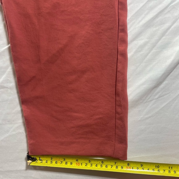 Wilfred Clay Red Straight Leg Pants with Waist Tie - Picture 6 of 9